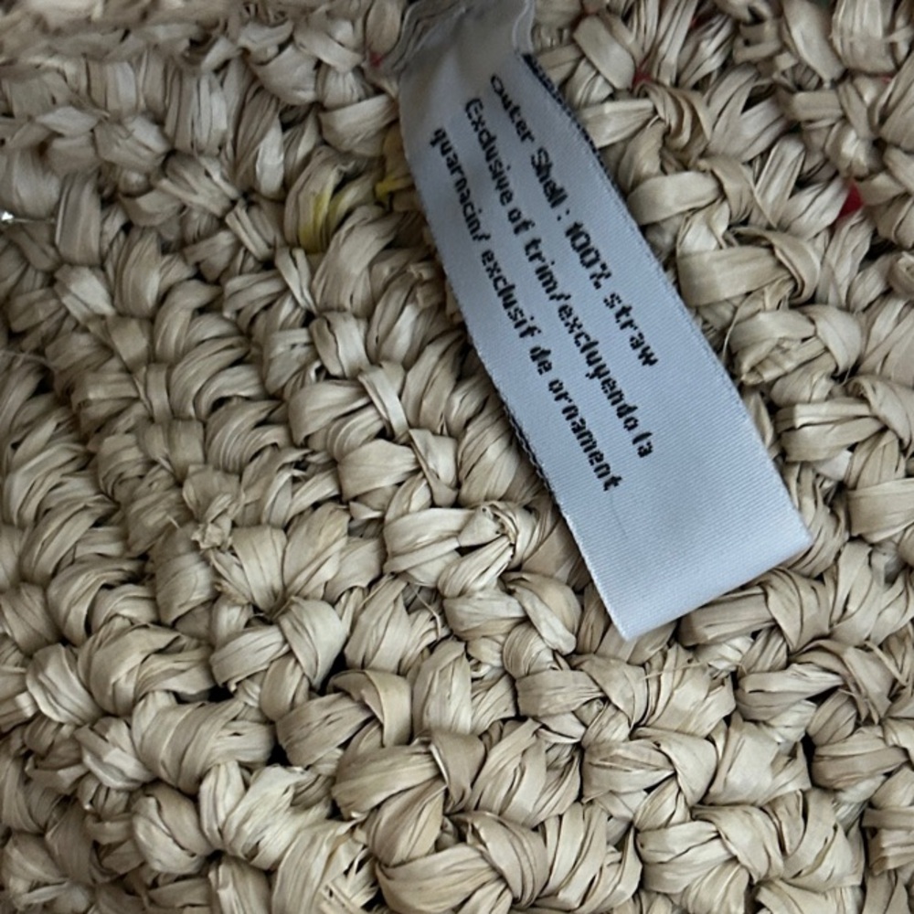 NWT Pamela Munson The Avis Bay Oversized Tote-Natural Wovan Raffia-Buckle Detail - Picture 11 of 16